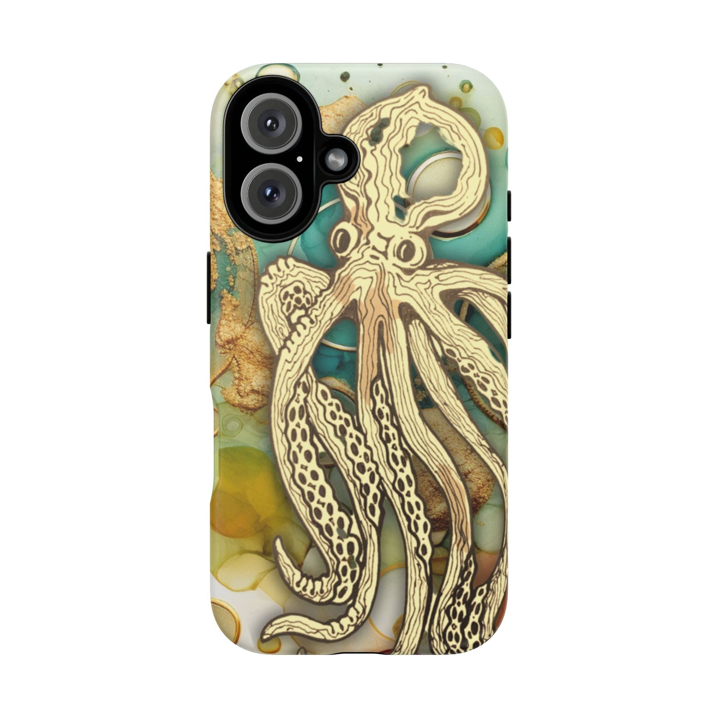 Octopus Art Phone Case – Nautical Oceanic Protective iPhone Cover