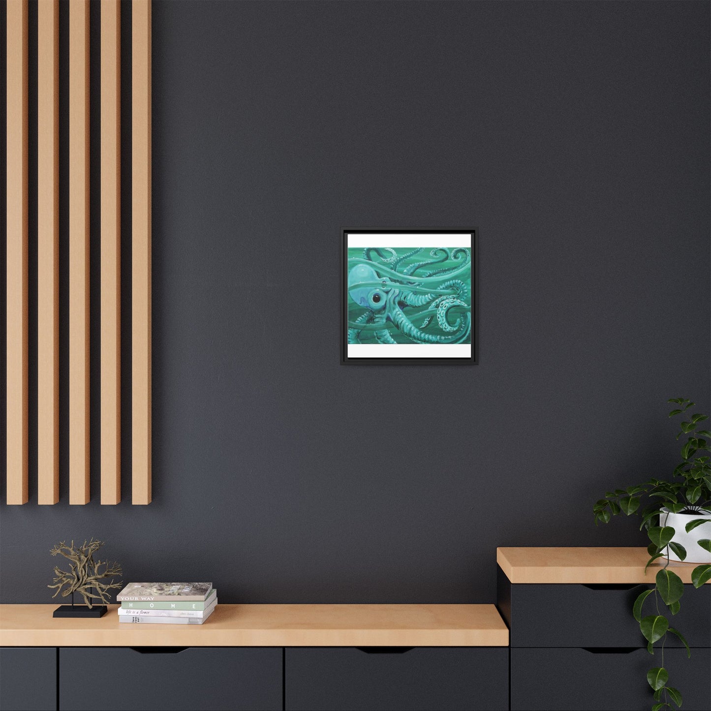 Matte Canvas, Framed (Multi-color)