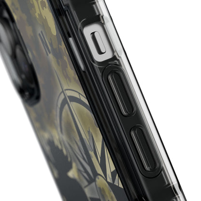 Camo Outdoors Phone Case — Compass & Wildlife Clear Magnetic Impact Case