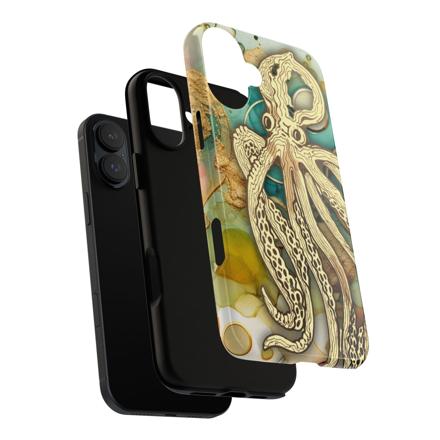 Octopus Art Phone Case – Nautical Oceanic Protective iPhone Cover