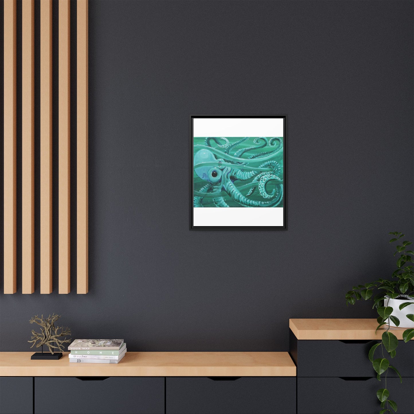 Matte Canvas, Framed (Multi-color)