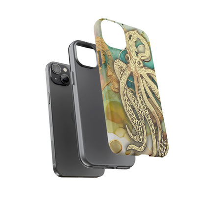 Octopus Art Phone Case – Nautical Oceanic Protective iPhone Cover
