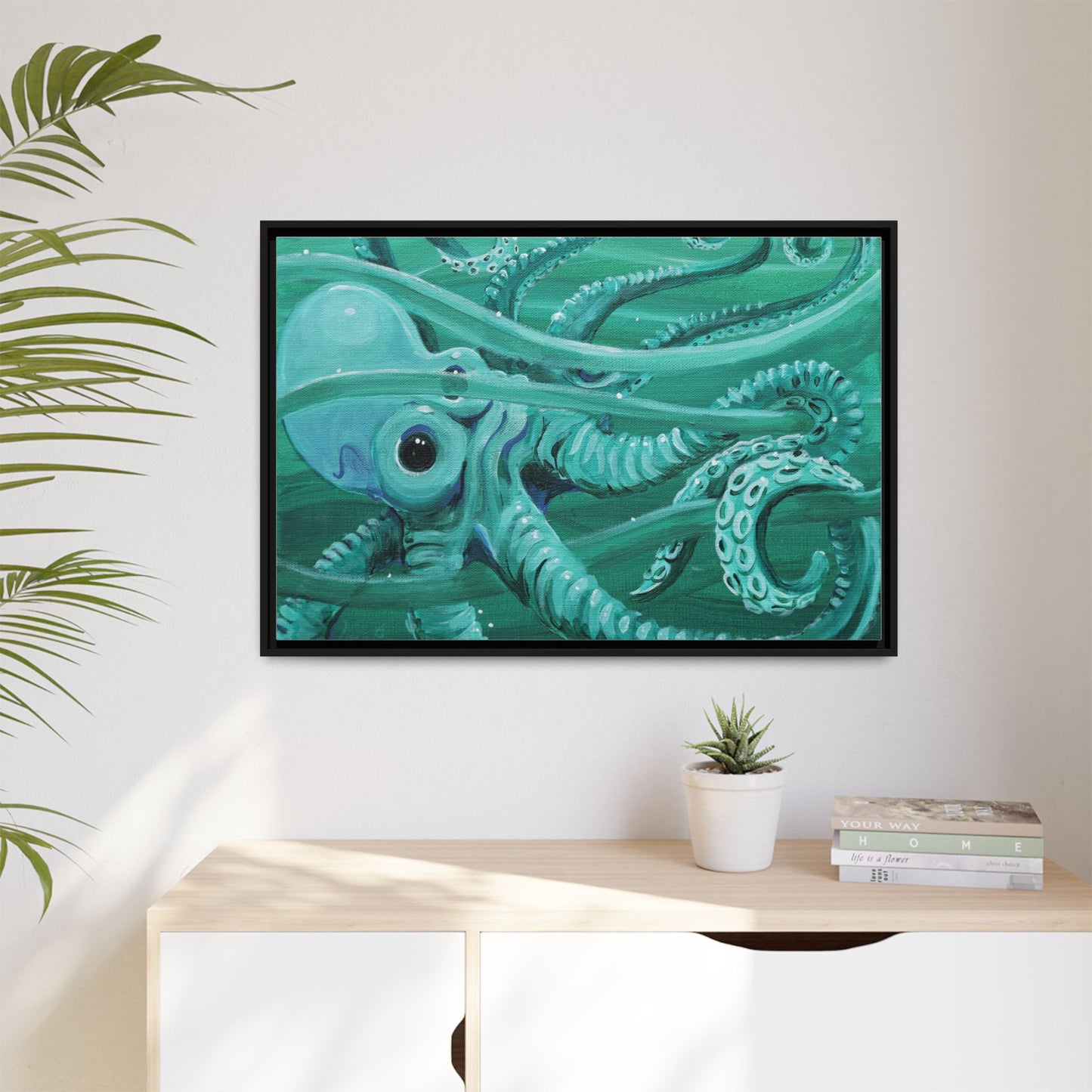 Matte Canvas, Framed (Multi-color)