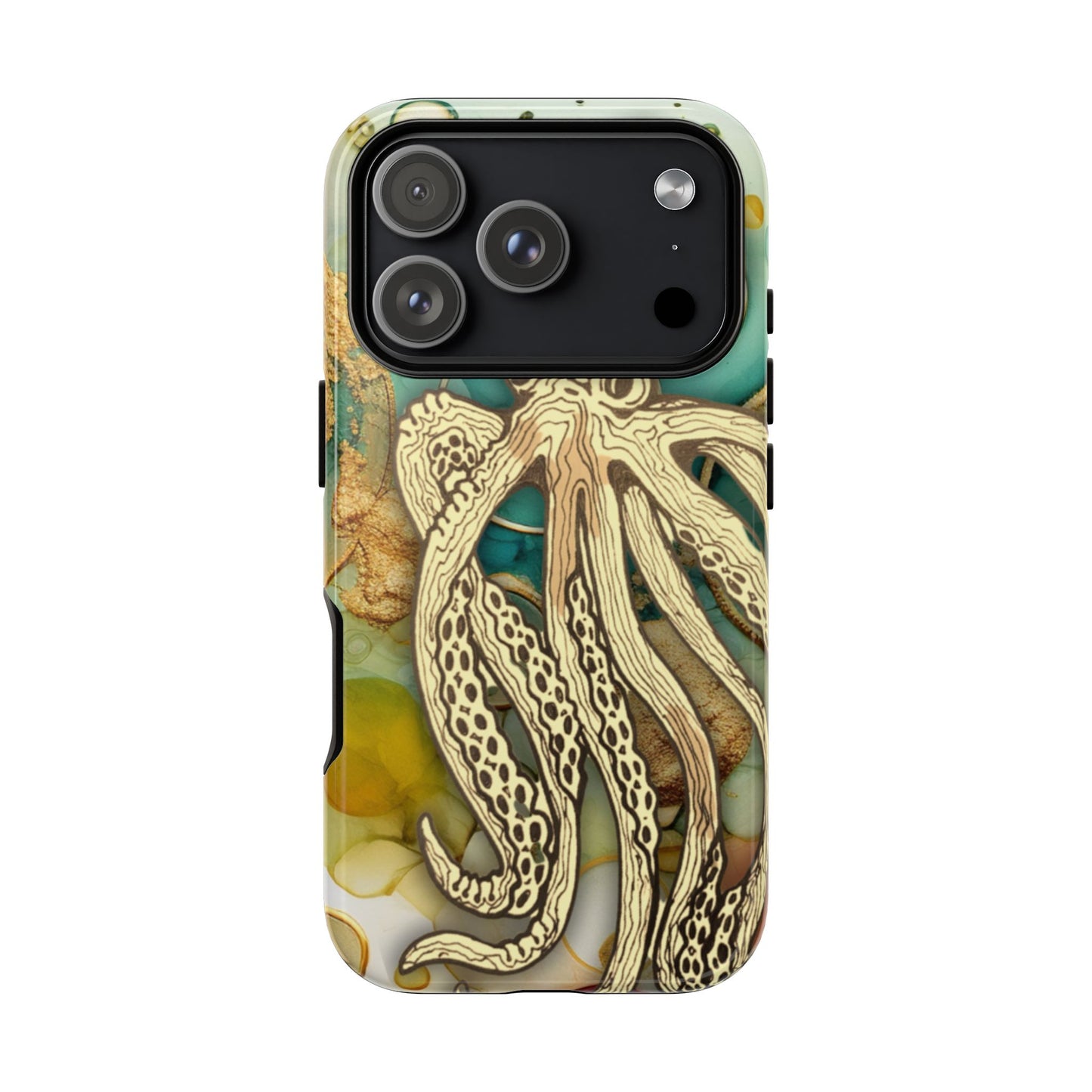 Octopus Art Phone Case – Nautical Oceanic Protective iPhone Cover