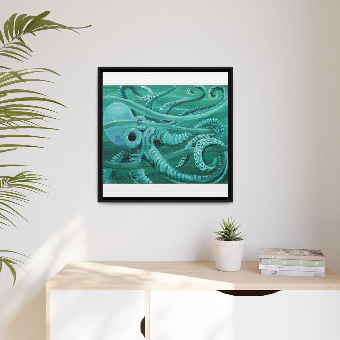 Matte Canvas, Framed (Multi-color)