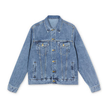 Men's Denim Jacket — 'T H Life' Graphic Back Patch Fashion Jacket