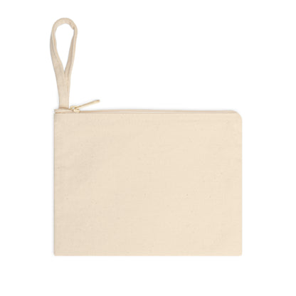 Alaska Floral Coastal Zipper Pouch — Canvas Accessory Bag