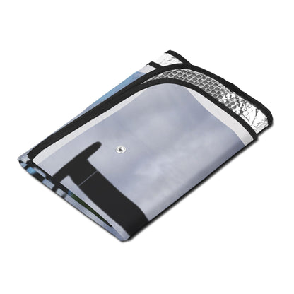 Car Sunshade — "Pop It Like It's Hot" RV Camping Windshield Shade
