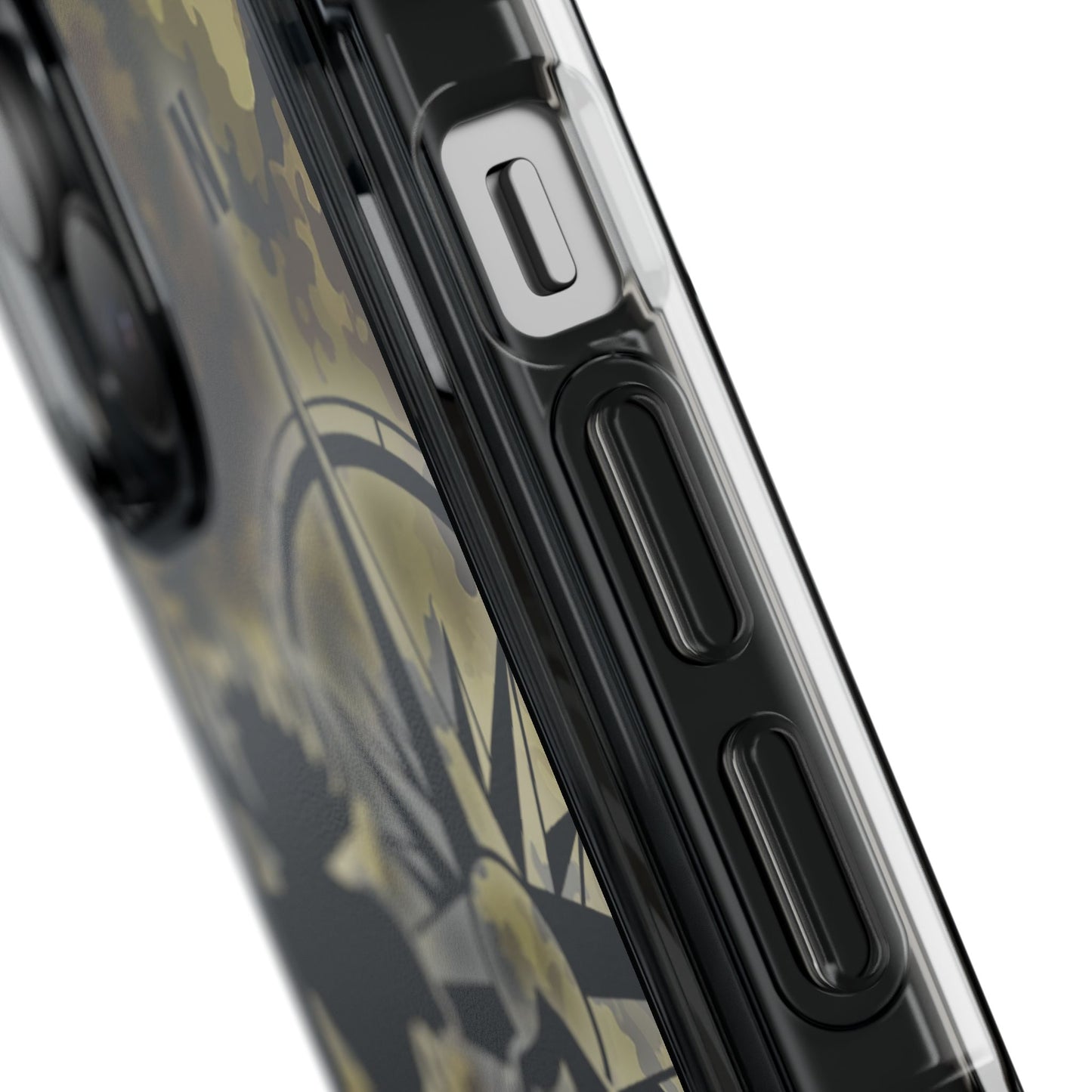 Camo Outdoors Phone Case — Compass & Wildlife Clear Magnetic Impact Case