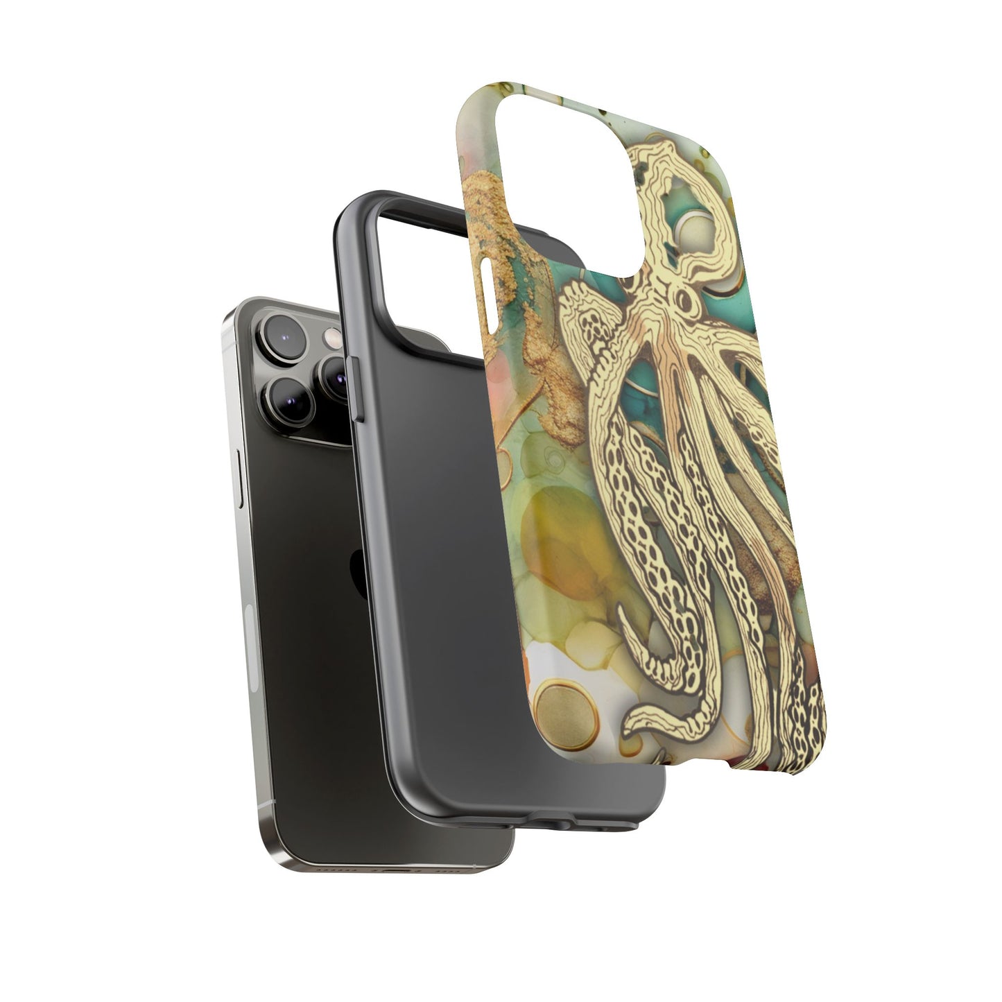 Octopus Art Phone Case – Nautical Oceanic Protective iPhone Cover