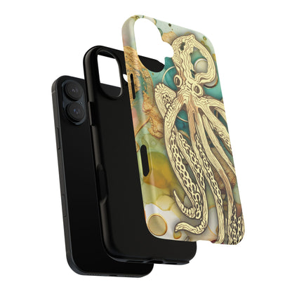 Octopus Art Phone Case – Nautical Oceanic Protective iPhone Cover