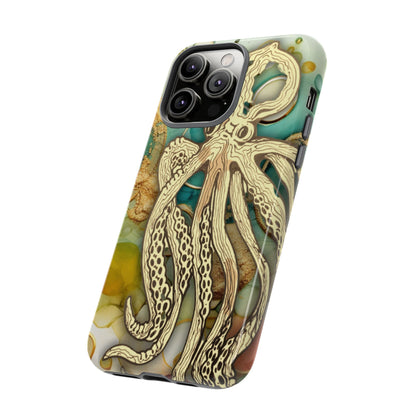 Octopus Art Phone Case – Nautical Oceanic Protective iPhone Cover