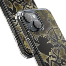 Camo Outdoors Phone Case — Compass & Wildlife Clear Magnetic Impact Case