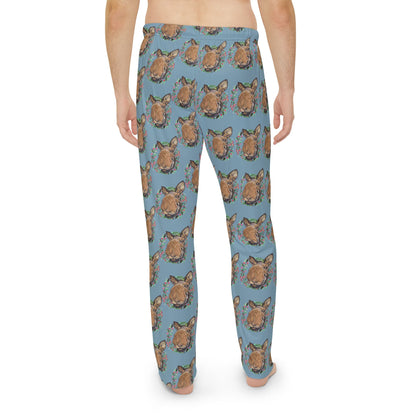 Men's Pajama Pants — Merry Moosemas   All-Over Print Sleep Lounge Pants