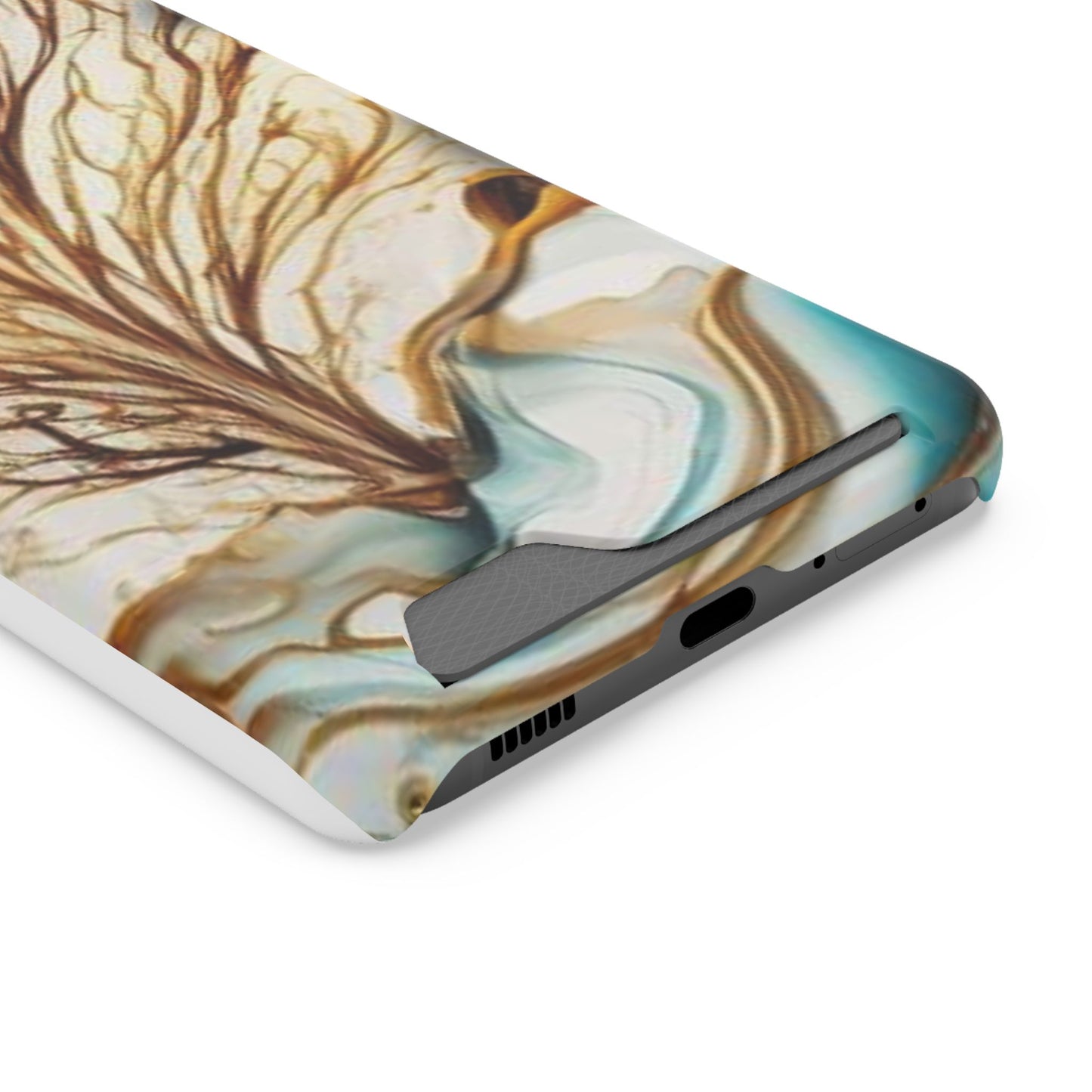 Card-Holder Phone Case — Protective Phone Case with Card Slot, Whimsical Art