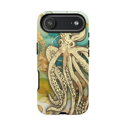 Octopus Art Phone Case – Nautical Oceanic Protective iPhone Cover