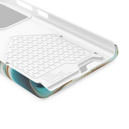 Card-Holder Phone Case — Protective Phone Case with Card Slot, Whimsical Art