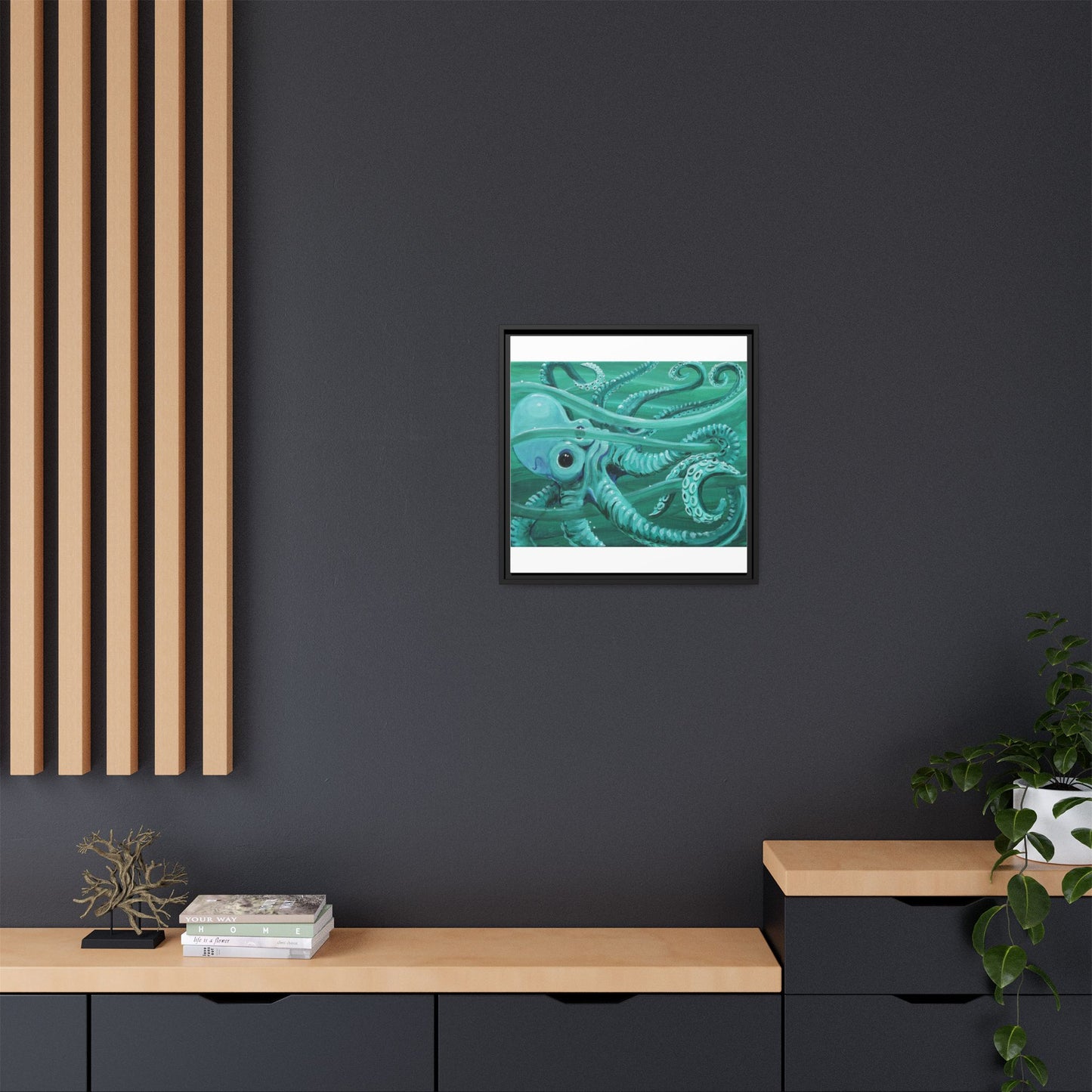 Matte Canvas, Framed (Multi-color)