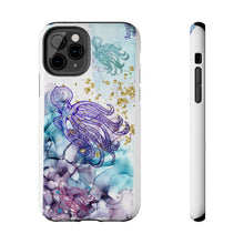 Octopus Art Tough Phone Case — Purple Nautical Sea Creature Design