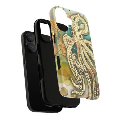 Octopus Art Phone Case – Nautical Oceanic Protective iPhone Cover