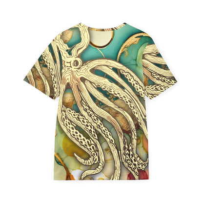Octopus Art Jersey — Men's All-Over-Print Coastal Sports Tee