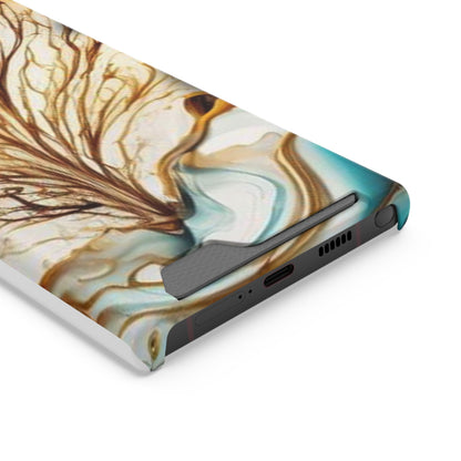 Card-Holder Phone Case — Protective Phone Case with Card Slot, Whimsical Art