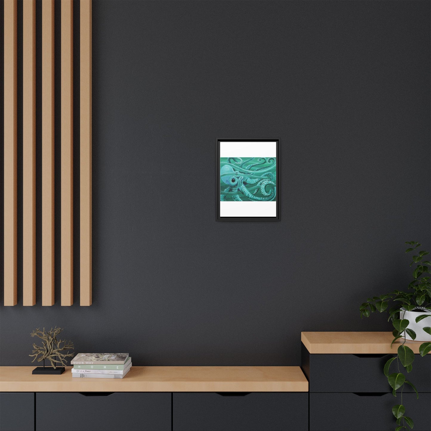 Matte Canvas, Framed (Multi-color)