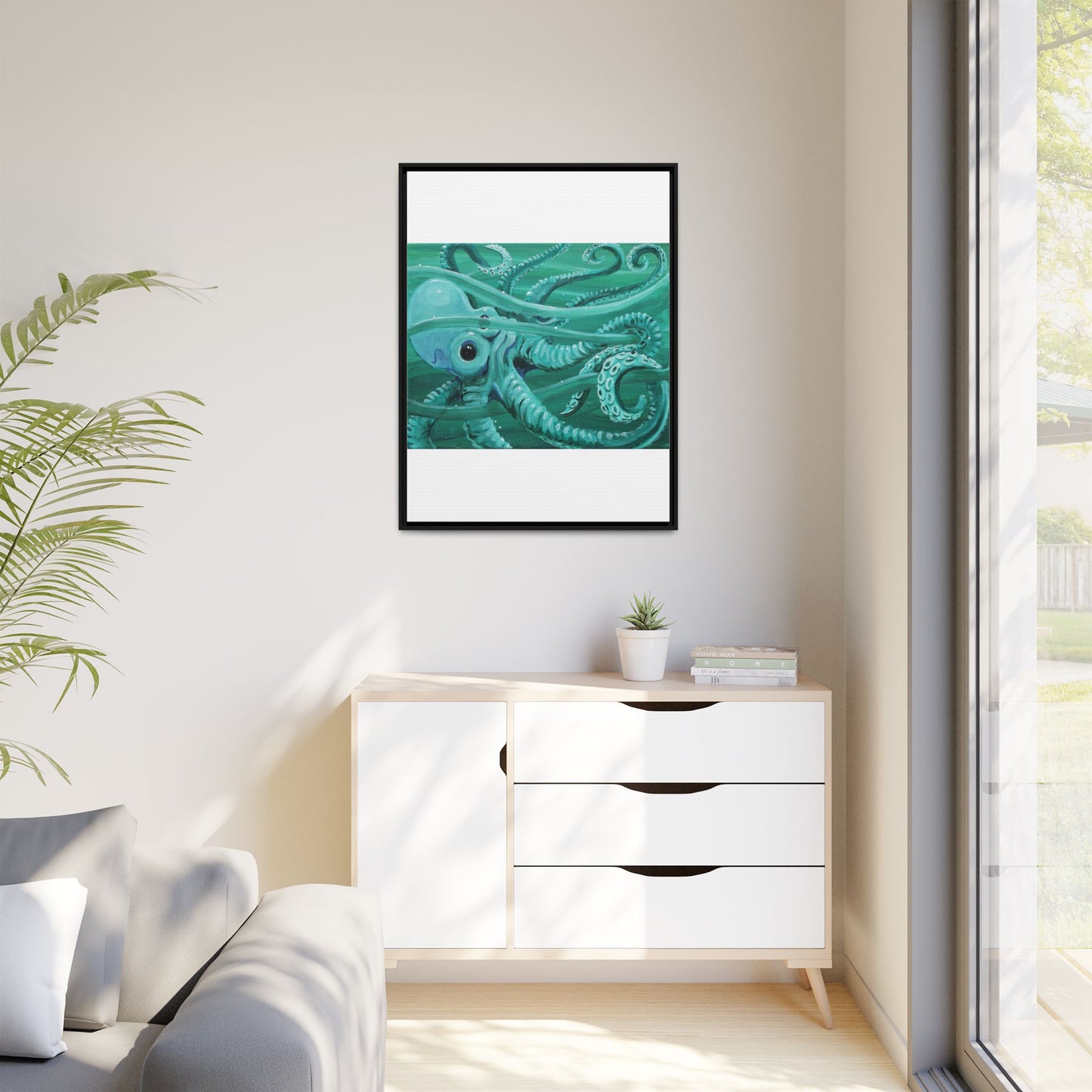 Matte Canvas, Framed (Multi-color)