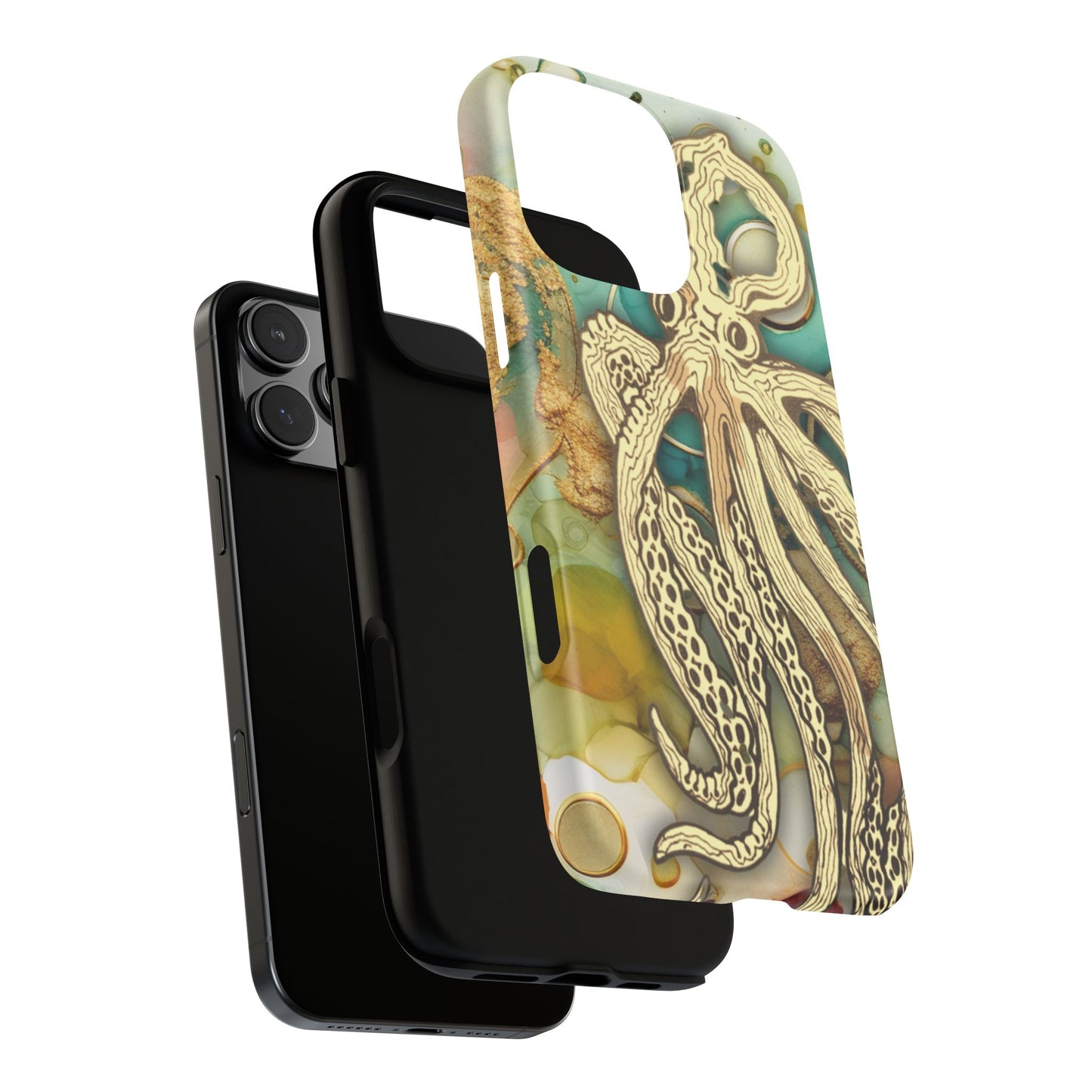 Octopus Art Phone Case – Nautical Oceanic Protective iPhone Cover