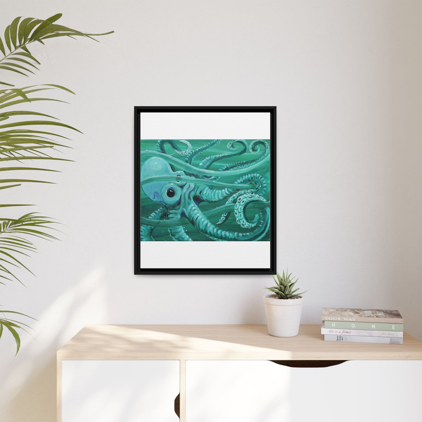 Matte Canvas, Framed (Multi-color)