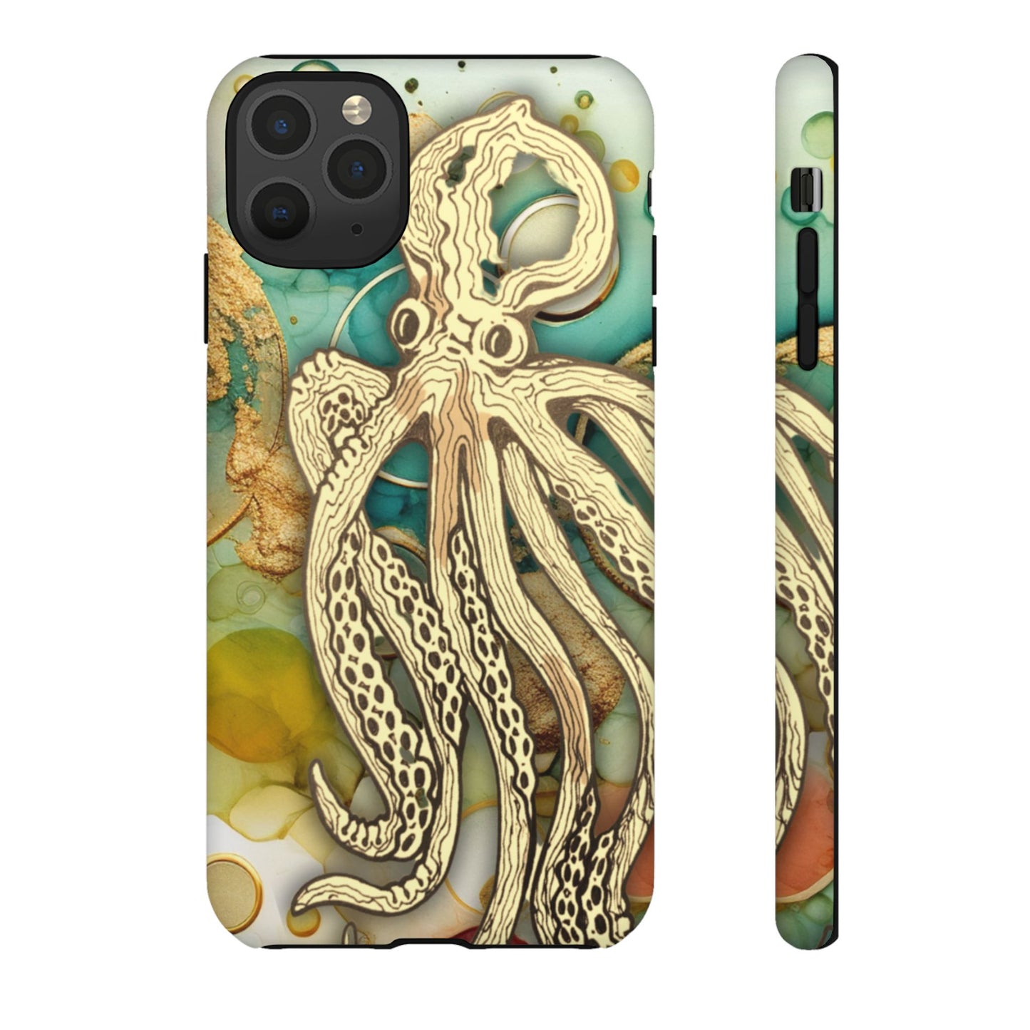 Octopus Art Phone Case – Nautical Oceanic Protective iPhone Cover