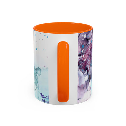 Octopus Watercolor Coffee Mug — Ocean Jellyfish Art Accent Mug (11/15oz)