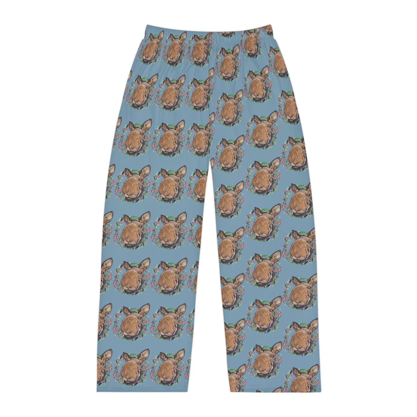 Men's Pajama Pants — Merry Moosemas   All-Over Print Sleep Lounge Pants