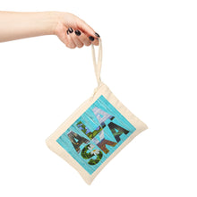 Alaska Floral Coastal Zipper Pouch — Canvas Accessory Bag