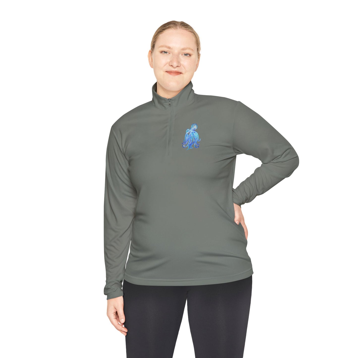 untammed Life Octopus Quarter-Zip Pullover