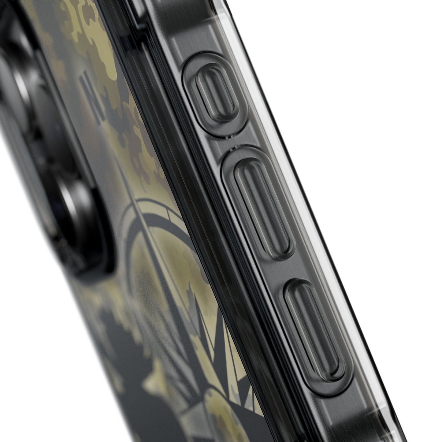 Camo Outdoors Phone Case — Compass & Wildlife Clear Magnetic Impact Case