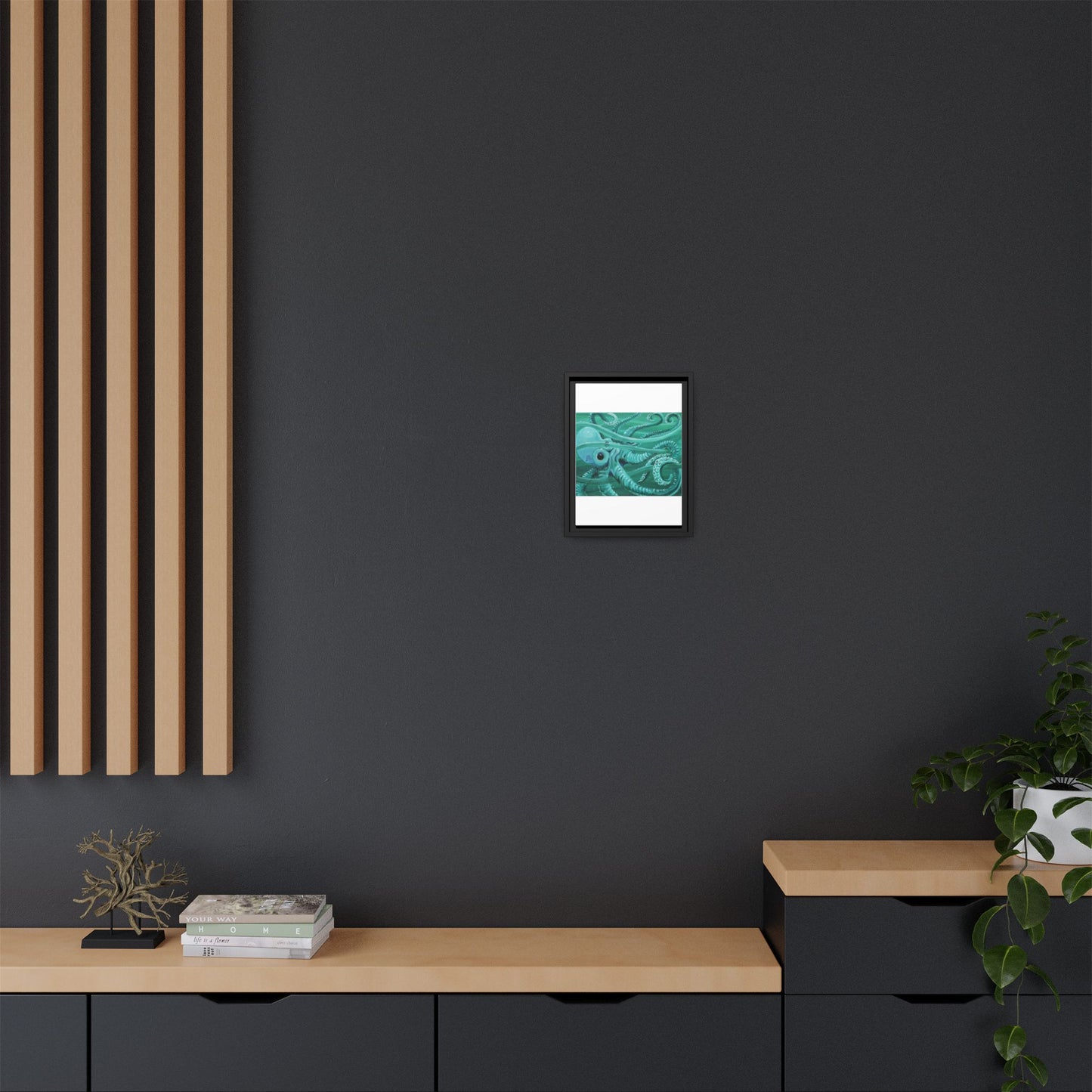 Matte Canvas, Framed (Multi-color)