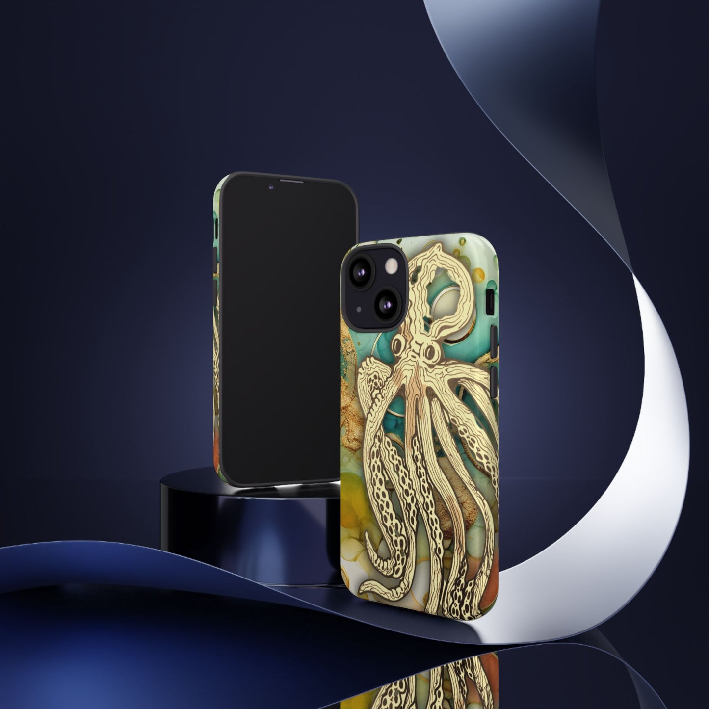 Octopus Art Phone Case – Nautical Oceanic Protective iPhone Cover