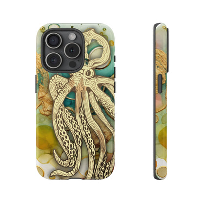 Octopus Art Phone Case – Nautical Oceanic Protective iPhone Cover