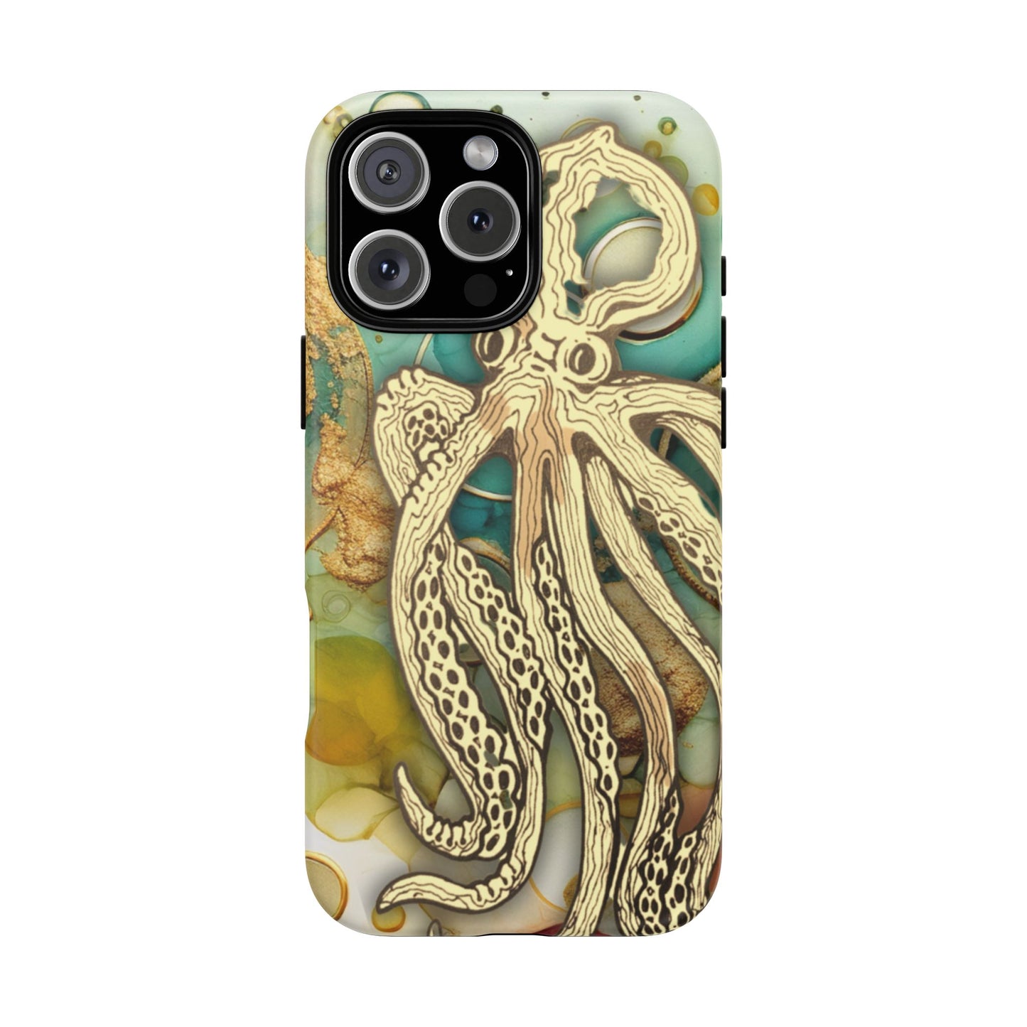 Octopus Art Phone Case – Nautical Oceanic Protective iPhone Cover