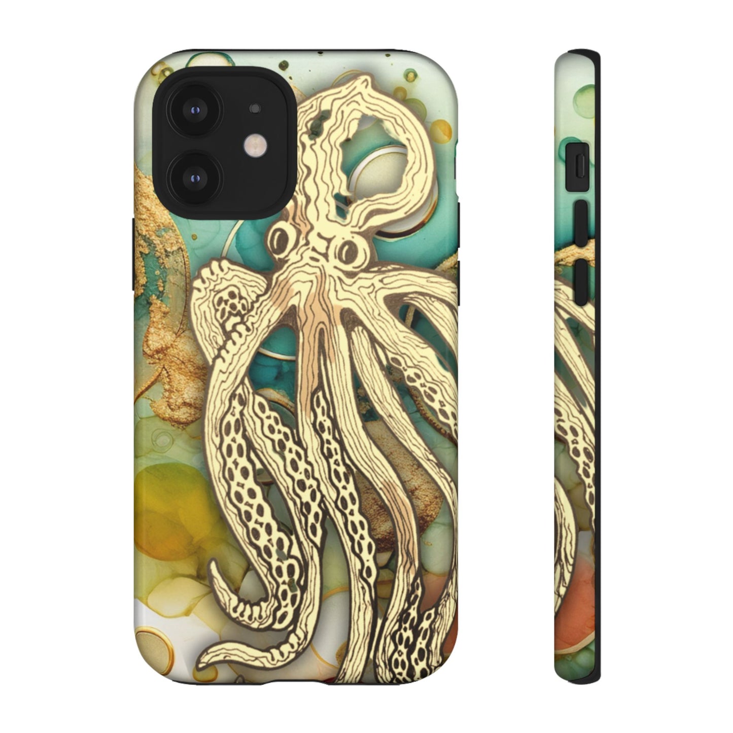 Octopus Art Phone Case – Nautical Oceanic Protective iPhone Cover