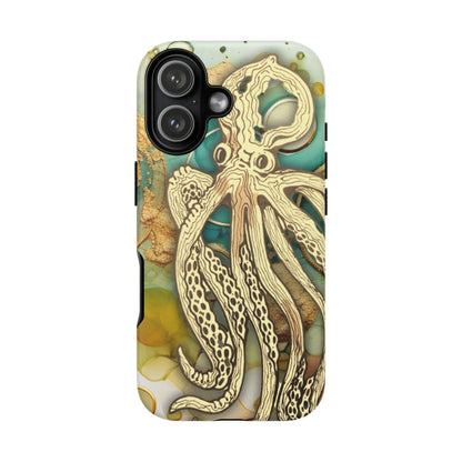 Octopus Art Phone Case – Nautical Oceanic Protective iPhone Cover