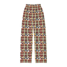 Kids Pajama Pants – Plaid Christmas Puffin Lounge Pants