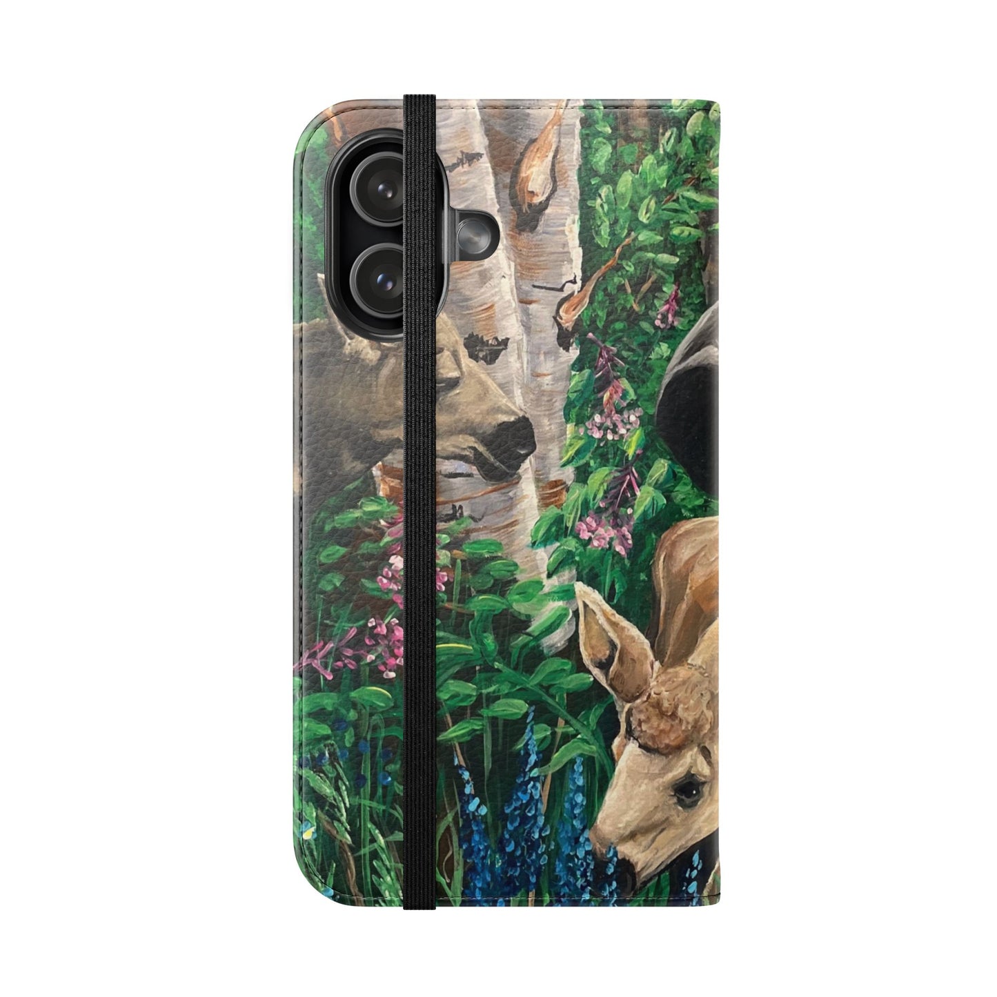 Mom Life Is the Best Life Moose Family Wallet Phone Case