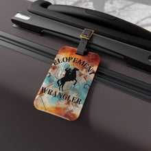 Elopement Wrangler Luggage Tag — Rustic Rodeo Cowboy Travel ID