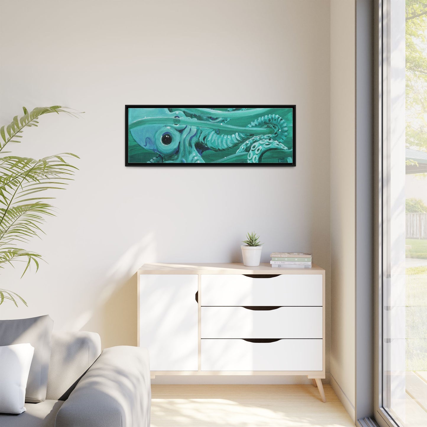 Matte Canvas, Framed (Multi-color)