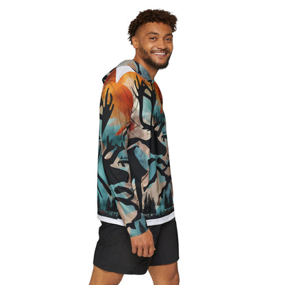 Adventure Caribou Compass Hoodie — Mountain Outdoors Graphic Pullover