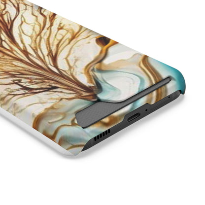 Card-Holder Phone Case — Protective Phone Case with Card Slot, Whimsical Art