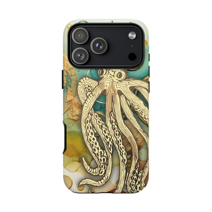 Octopus Art Phone Case – Nautical Oceanic Protective iPhone Cover