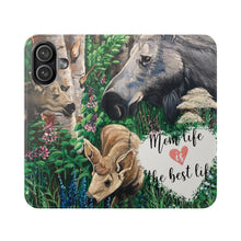 Mom Life Is the Best Life Moose Family Wallet Phone Case